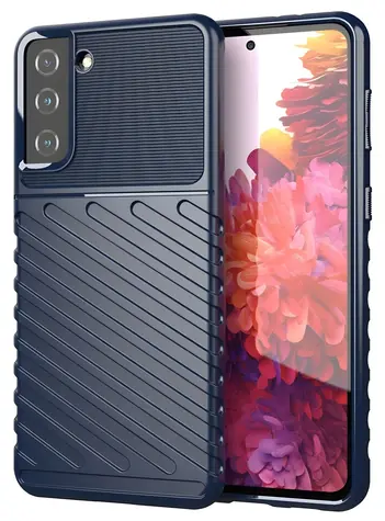 Hurtel Thunder Case modrá / Odolný kryt pro Samsung Galaxy S22+ / Flexibilní