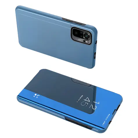 Hurtel Clear View Case pro Xiaomi Redmi Note 11 Pro+ 5G modrá / Pouzdro / flipové / průhledné