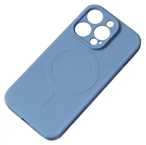 Hurtel Silicone Case iPhone 15 Plus tmavě modrá / Silikonový kryt / MagSafe
