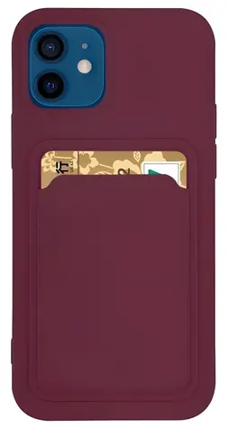 Hurtel Wallet Case bordová / Pouzdro / Xiaomi Redmi Note 9 (Redmi 10X 4G) / Peněženkové / S přihrádkou na kartu
