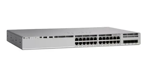 Cisco Catalyst 9200L 24 port PoE+ / Switch / 24x GbE RJ-45 / 4x 10G uplink / Network Advantage / Spare