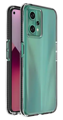 Hurtel Spring Case černá / Silikonové pouzdro / Realme 9 Pro / s rámečkem