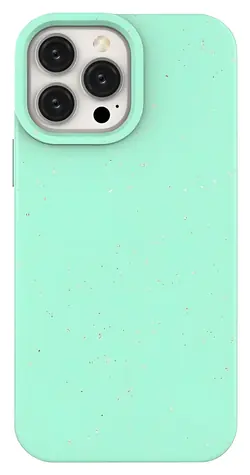Hurtel Eco Case pro Apple iPhone 14 Plus mátová zelená / Silikonový kryt / Odbouratelný
