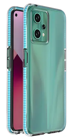 Hurtel Spring Case pro Realme 9 Pro světle modrá / Kryt / Silikonový / S barevným rámečkem