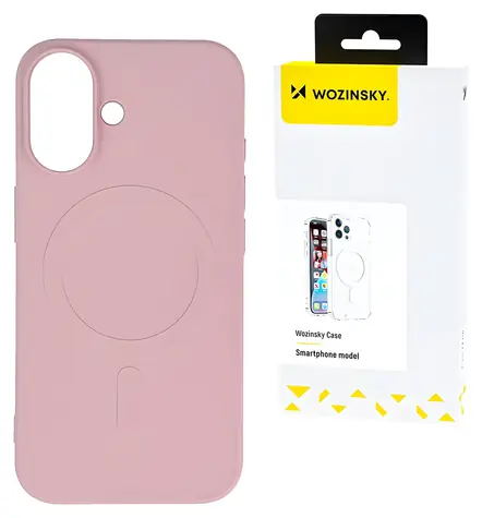 Wozinsky Silicone Case Samsung Galaxy S24 FE růžová / Kryt / MagSafe / Silikon