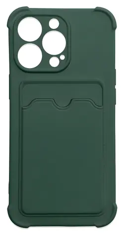 Hurtel Card Armor kryt na karty pro Xiaomi Redmi Note 9 zelená / Kryt / Silikonový / Držák na kartu