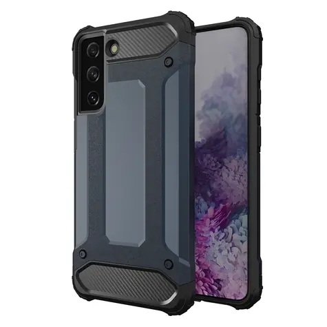 Hurtel Hybrid Armor modrá / Kryt / Samsung Galaxy S23+ / Odolná hybridní konstrukce