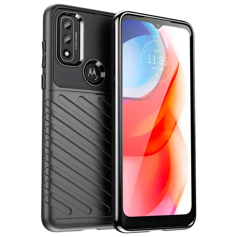 Hurtel Thunder Case černá / Kryt / Motorola Moto G Play 2022