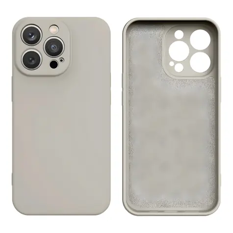 Hurtel Silicone Case béžová / Kryt / Apple iPhone 14 Plus / Silikon