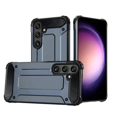Hurtel Hybrid Armor Samsung Galaxy S24 FE modrá / Kryt / Odolný hybridní