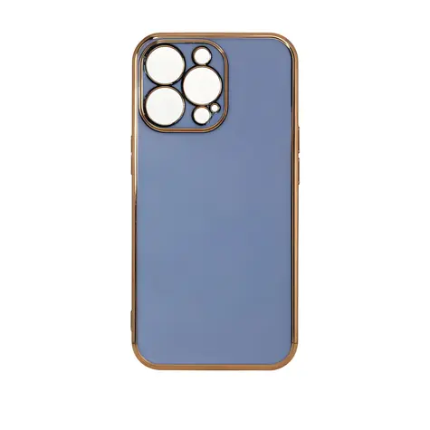 Hurtel Lighting Color Case modrá / Kryt / Xiaomi Redmi Note 11 / zlatý rámeček, gel