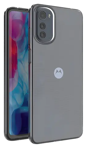 Hurtel Ultra Clear 0.5mm pouzdro pro Motorola Moto E32 transparentní / Pouzdro / Tenké 0,5 mm / Silikonové