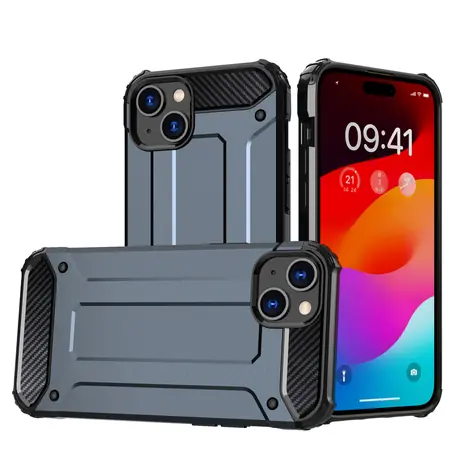 Hurtel Hybrid Armor modrá / Kryt / Apple iPhone 15 Plus
