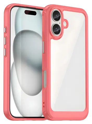 Hurtel Outer Space Case červená / Kryt / Apple iPhone 16 Plus / Gelový rámeček