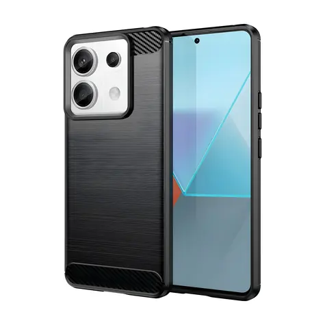 Hurtel Carbon Case pro Xiaomi Redmi Note 13 Pro černá / Zadní kryt / Karbonový vzhled