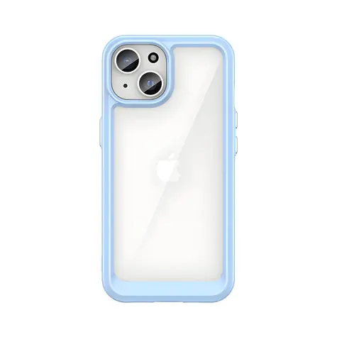 Hurtel Outer Space Apple iPhone 15 Plus modrá / Pouzdro / Zesílené / Ohebný rámeček