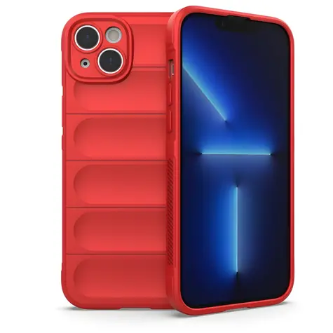Hurtel Magic Shield Case červený / Ochranný kryt / Apple iPhone 14 Plus / Ohebný, odolný