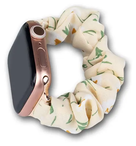 Hurtel Fabric Band žlutá pro Apple Watch 42/44/45 mm / Řemínek / Elastický / Textilní