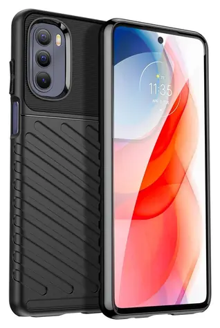 Hurtel Thunder Case pro Motorola Moto G Stylus 2022 černá / Ochranné pouzdro / Odolné / Flexibilní TPU