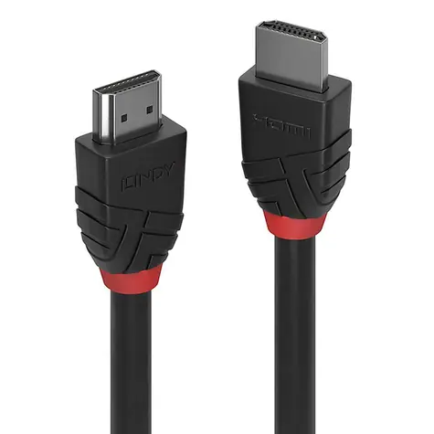 Lindy Black Line černá / HDMI kabel / 2 m / HDMI 2.0 / 4K 60Hz