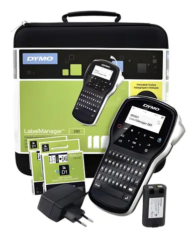 Dymo LabelManager 280 / Tiskárna samolepicích štítků / D1 / 6 - 12 mm / LCD / QWERTY / USB / Li-ion