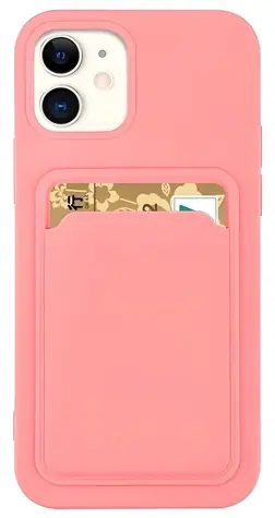 Hurtel Card Case růžová / Pouzdro / Samsung Galaxy S22+ / silikon, kapsa na karty