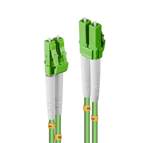 Lindy LWL patch kabel zelená / Optický síťový kabel / LC/LC / OM5 / 50/125 µm / 20 m