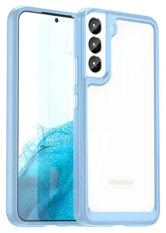 Hurtel Outer Space pouzdro pro Samsung Galaxy S23 modrá / Pouzdro / Flexibilní rámeček