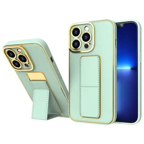 Hurtel Kickstand Case zelená / Pouzdro se stojánkem / Apple iPhone 13 Pro