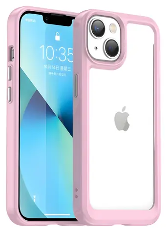 Hurtel Outer Space Case pro Apple iPhone 14 Plus růžová / Kryt / Gelový rámeček