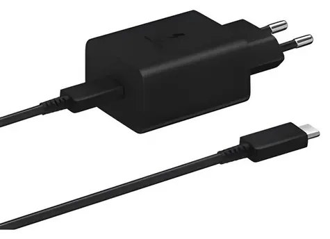 Samsung EP-T1510EBE + EP-DA705BBE černá / Cestovní nabíječka a kabel / 15W / USB-C / Power Delivery / 1 m