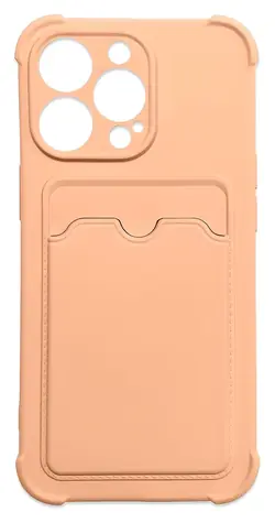 Hurtel Card Armor Case růžová / Kryt pro Apple iPhone 11 Pro / Peněženka na karty / Silikonový