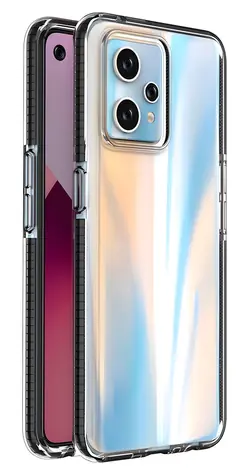 Hurtel Spring Case pouzdro pro Realme 9 Pro+ a Realme 9 černé / Pouzdro / Silikonové / Rámeček