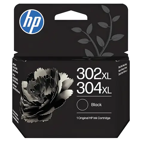 HP 302XL-304XL černá / Inkoustová cartridge / originální / pro DeskJet 2620, 2630 / cca 300 stran