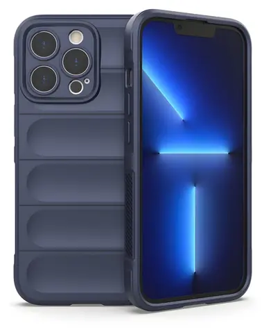 Hurtel Magic Shield Case iPhone 13 Pro tmavě modrá / Kryt / Flexibilní / Odolný