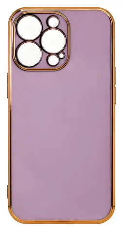 Hurtel Gelový kryt se zlatým rámečkem pro Xiaomi Redmi Note 11 fialová / Kryt / Silikonový
