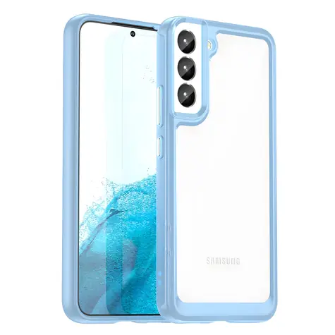 Hurtel Outer Space Case pouzdro pro Samsung Galaxy S23+ modrá / Pouzdro / Rámeček / Silikonové