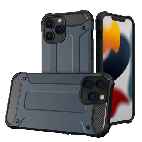 Hurtel Hybrid Armor modrá / Kryt / Apple iPhone 14 Pro / Odolný hybridní materiál