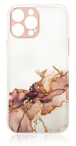 Hurtel Marble gelové pouzdro pro Xiaomi Redmi Note 11 hnědý mramor / Pouzdro / TPU
