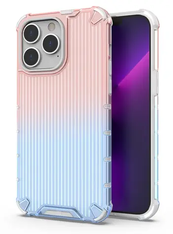 Hurtel Ombre Protect růžová/modrá / Kryt / Apple iPhone 14 Pro / Armor