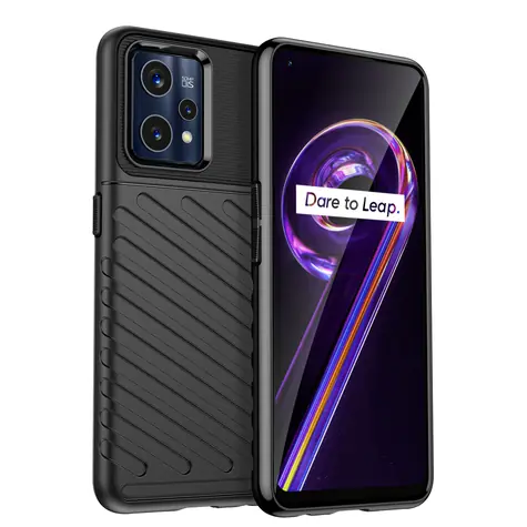 Hurtel Thunder Case černá / Kryt pro Realme 9 Pro+ / Odolný, ohebný