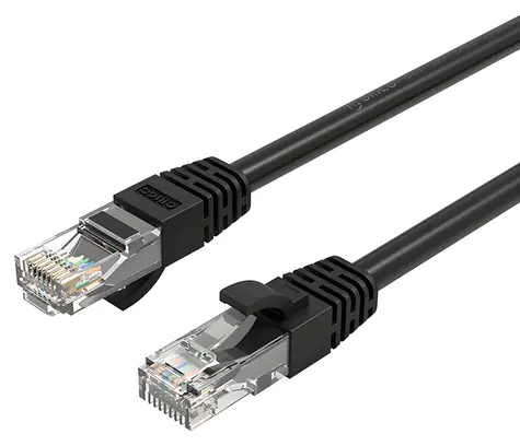 Orico PUG-C6 černá / Síťový kabel / CAT6 / RJ45 - RJ45 / 1000Mbps / 30 m