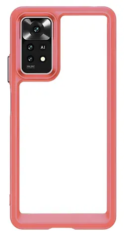 Hurtel Outer Space silikonový kryt pro Xiaomi POCO M4 Pro 5G červený / Kryt / Silikonový