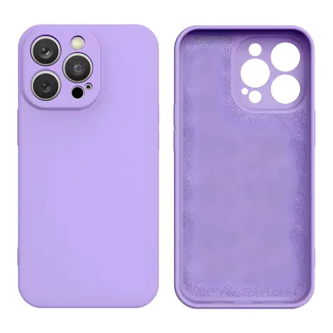 Hurtel Silicone Case pro Apple iPhone 14 Plus fialová / Kryt / Silikonový
