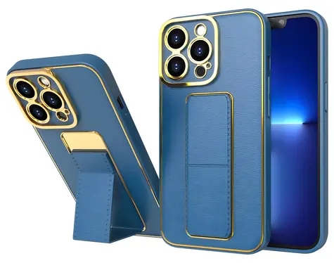 Hurtel Kickstand Case modrá / Kryt / Samsung Galaxy A13 / silikonový se stojánkem