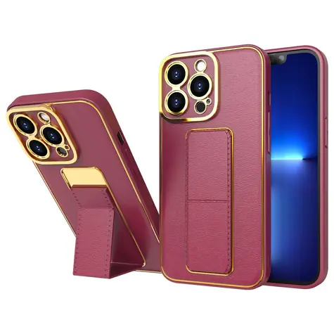 Hurtel Kickstand Case pro Apple iPhone 13 Pro červená / Pouzdro / Se stojánkem