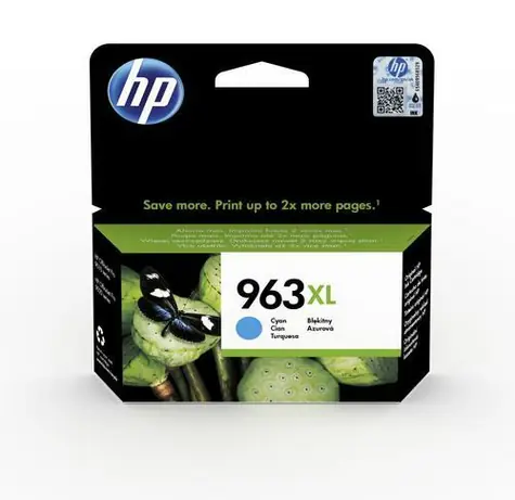HP 963XL 3JA27AE azurová / Cartridge / originální / pro OfficeJet Pro 9010, 9013, 9020, 9023, 9022e / cca 1600 stran