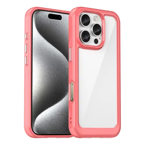 Hurtel Outer Space Case červená / Kryt / Apple iPhone 16 Pro / Gelový rámeček