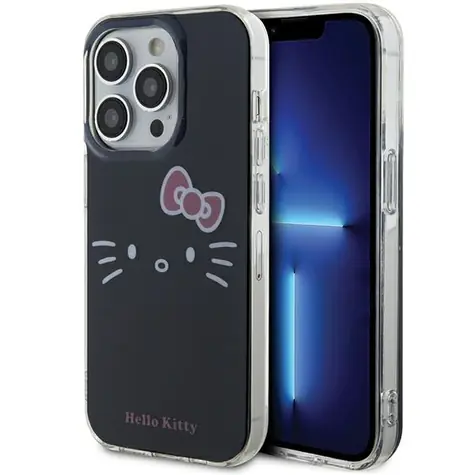 Hello Kitty IML Kitty Face černá / Pouzdro / pro Apple iPhone 13 Pro Max