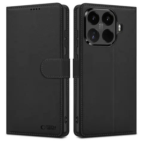 Tech-Protect Wallet Case pro Xiaomi 17T Pro černá / Pouzdro / Peněženkové s klopou